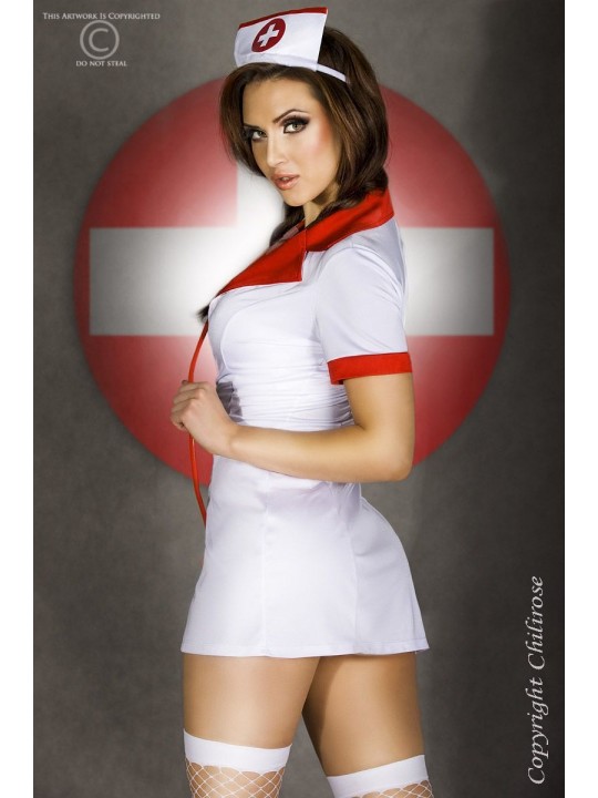 FANTASIA DE ENFERMEIRA CR-3305 - 36-38 S/M