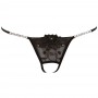TANGA RHINESTONES COM ABERTURA - 38-40 M/L