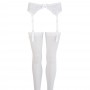 CINTO DE LIGAS EM RENDA BRANCO - 36-38 S/M