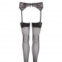 CINTO DE LIGAS EM RENDA PRETO - 36-38 S/M