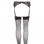 CINTO DE LIGAS EM RENDA PRETO - 36-38 S/M