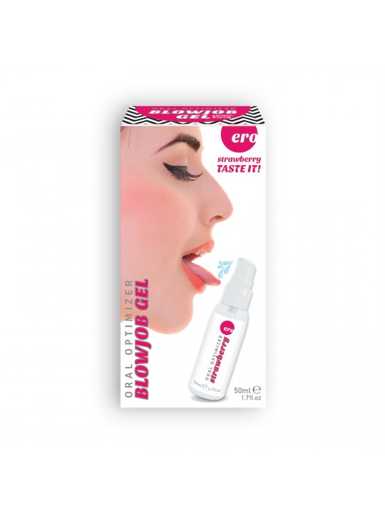 GEL INTÍMO ORAL OPTIMIZER BLOWJOB GEL SABOR MORANGO 50ML