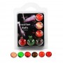 BOLAS LUBRIFICANTES BEIJÁVEIS BRAZILIAN BALLS MULTISABORES 6 X 4GR