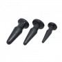 CONJUNTO DE 3 PLUGS ANAIS TIMELESS ANAL PLUGS PRETOS