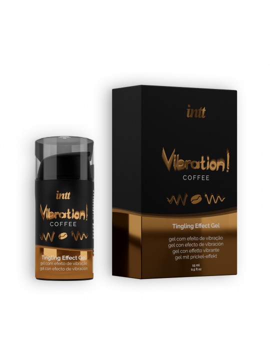 GEL COM VIBRAÇÃO VIBRATION CAFÉ INTT 15ML