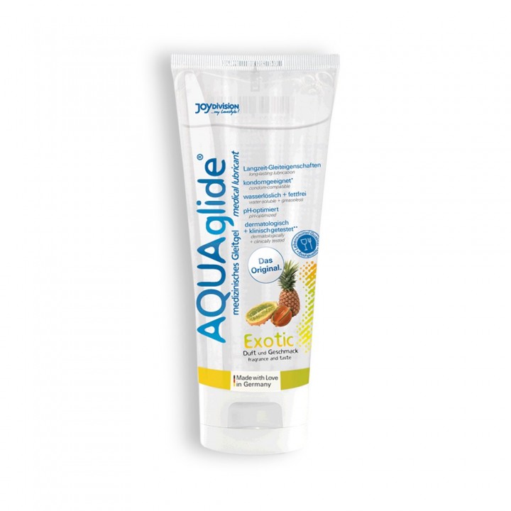 LUBRIFICANTE AQUAGLIDE FRUTOS EXÓTICOS 100ML
