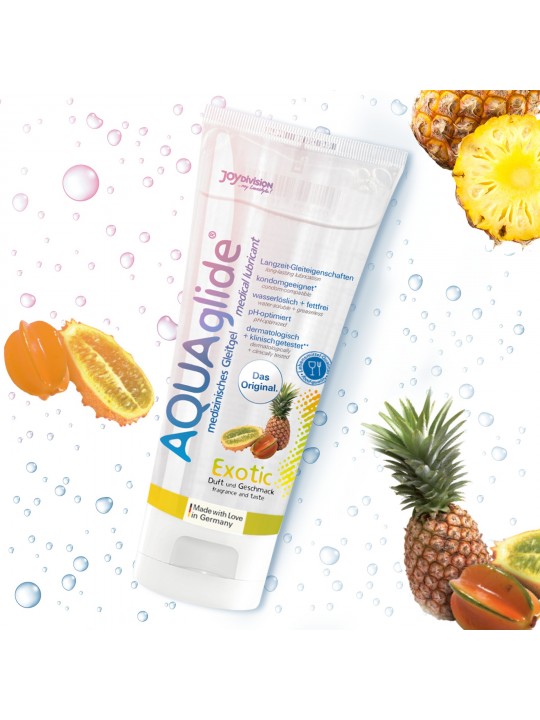LUBRIFICANTE AQUAGLIDE FRUTOS EXÓTICOS 100ML
