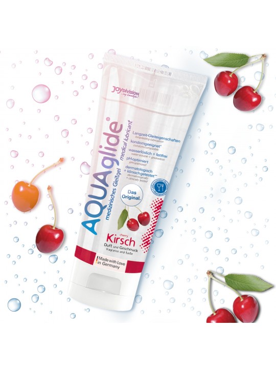 LUBRIFICANTE AQUAGLIDE CEREJA 100ML