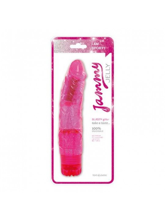 VIBRADOR JAMMY JELLY BLASTY GLITTER