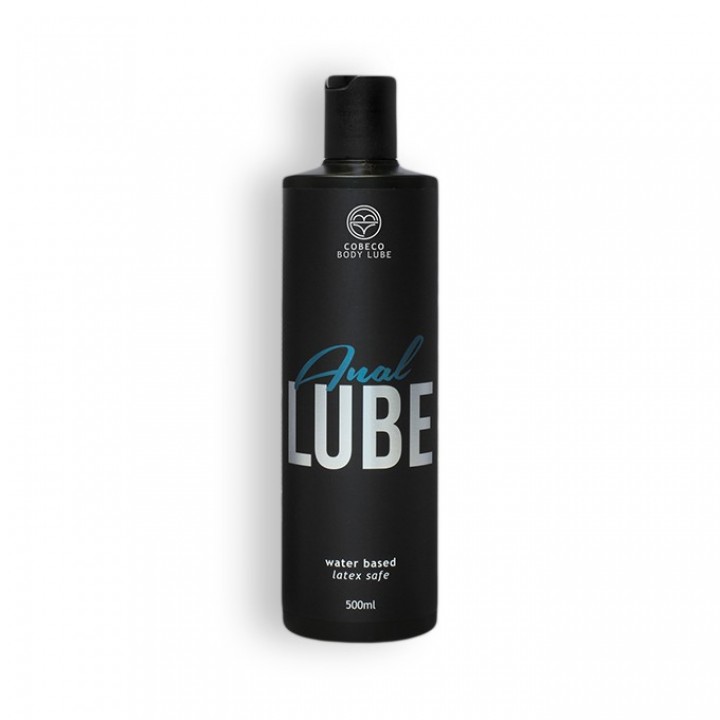 LUBRIFICANTE ANAL À BASE DE ÁGUA ANAL LUBE COBECO 500ML