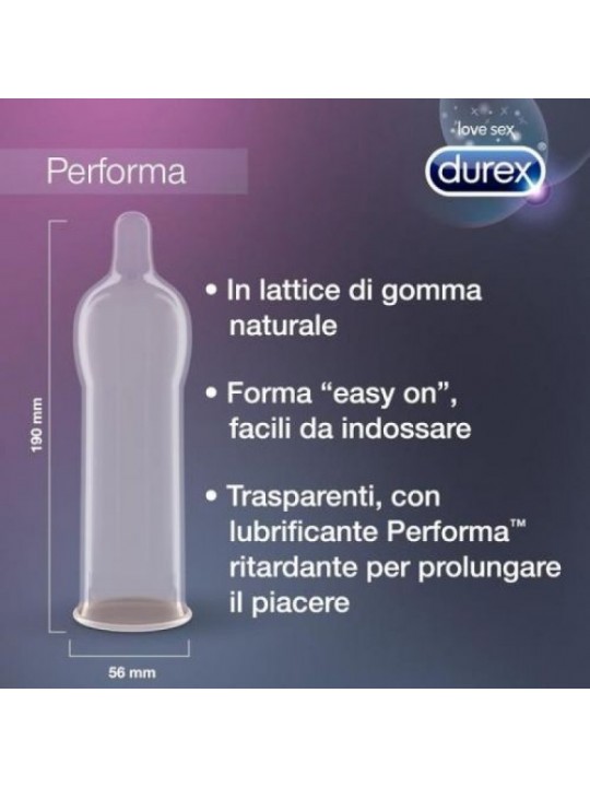 PRESERVATIVOS DUREX PERFORMA 6 UNIDADES
