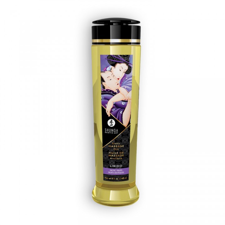 ÓLEO DE MASSAGEM SHUNGA LIBIDO FRUTOS EXÓTICOS 240ML
