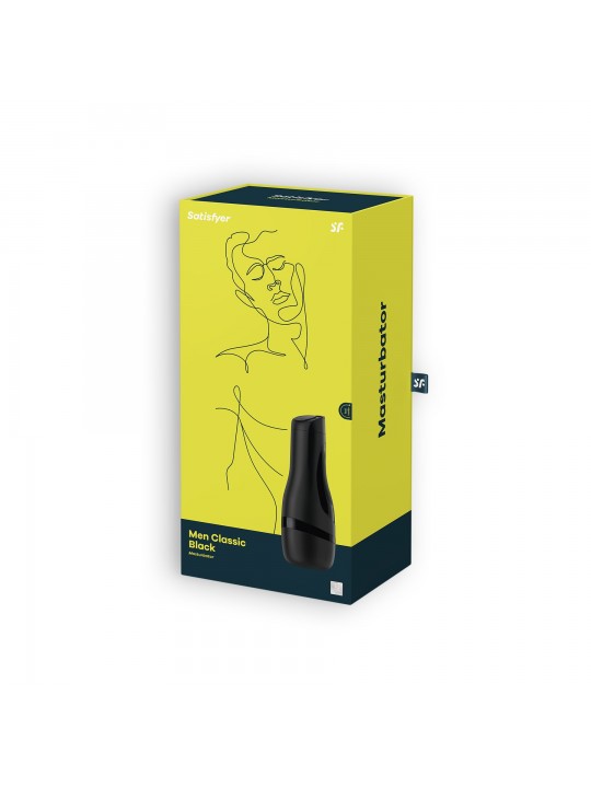 MASTURBADOR SATISFYER MEN CLASSIC PRETO