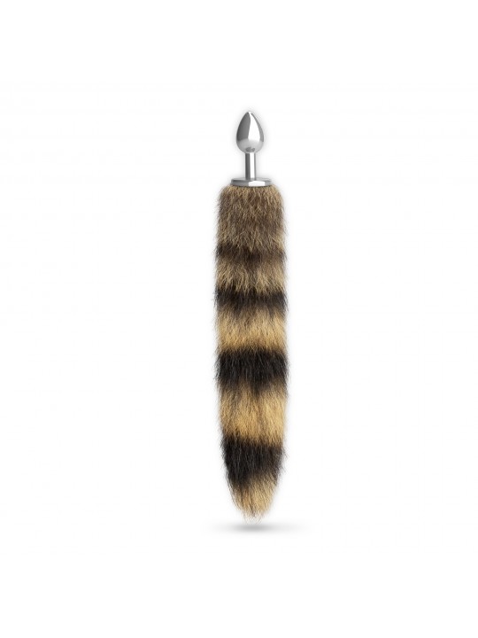 PLUG ANAL COM CAUDA FOXY SILVER METAL CRUSHIOUS