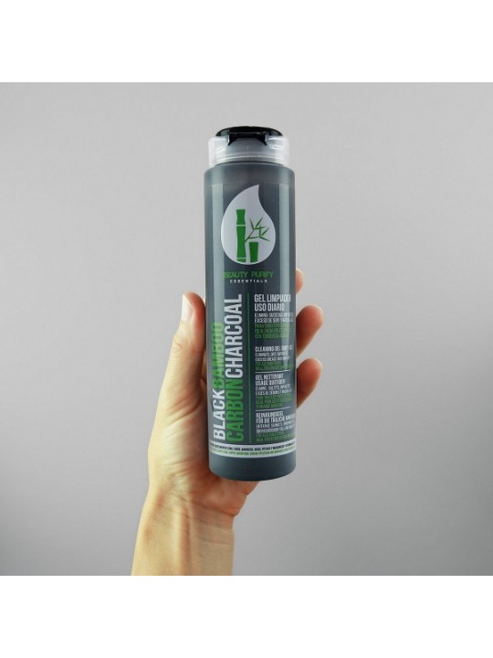 GEL DE LIMPEZA COM CARVÃO DE BLACK BAMBOO BEAUTY PURIFY ESSENTIALS 200ML