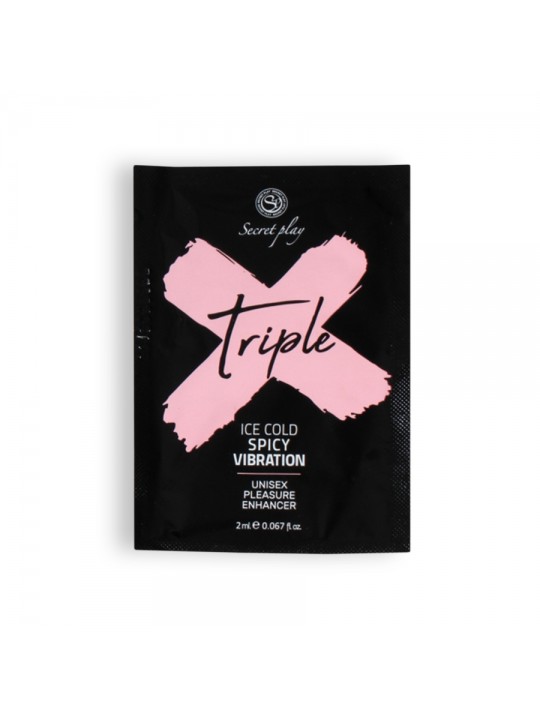 GEL ESTIMULANTE TRIPLE X UNISEXO SECRET PLAY 2ML