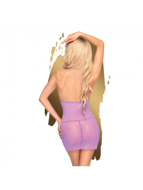 CAMISA DE NOITE E TANGA BEDTIME STORY PENTHOUSE LILÁS - 38-40 M/L