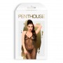 CAMISA DE NOITE E TANGA LOVE ON FIRE PENTHOUSE PRETA - 38-40 M/L