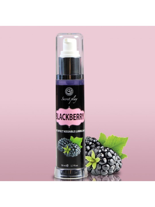 LUBRIFICANTE DE EFEITO CALOR COM SABOR A AMORA 50 ML SECRET PLAY