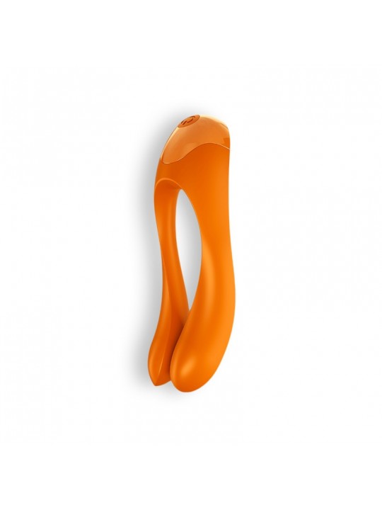 VIBRADOR CANDY CANE SATISFYER LARANJA