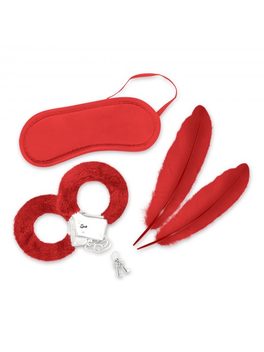 KIT BONDAGE LOVER'S DREAM CRUSHIOUS VERMELHO