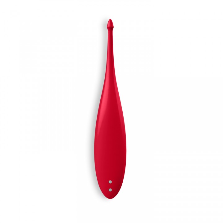 VIBRADOR TWIRLING FUN SATISFYER VERMELHO