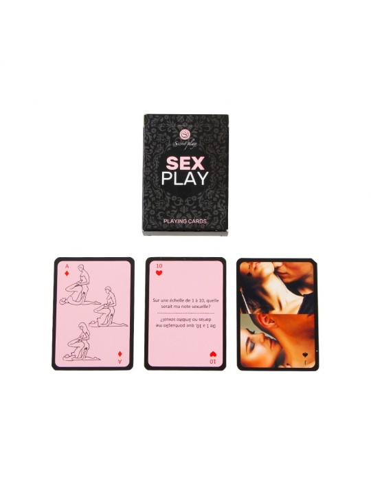 BARALHO DE CARTAS SEX PLAY SECRET PLAY PORTUGUÊS E FRANCÊS