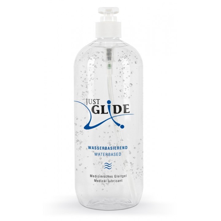 LUBRIFICANTE À BASE DE ÁGUA JUST GLIDE 1000ML