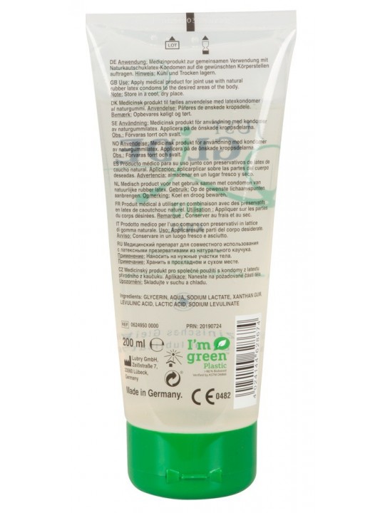 LUBRIFICANTE JUST GLIDE BIO ANAL 200ML