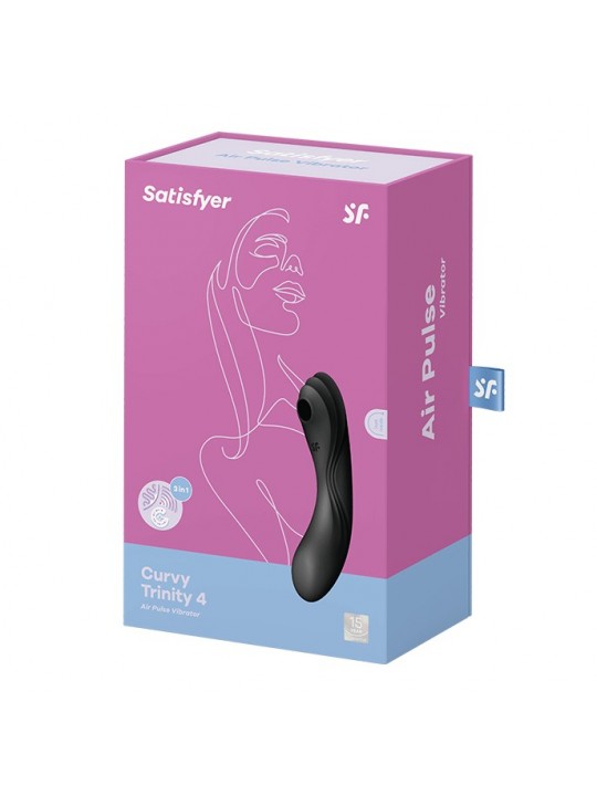 VIBRADOR CURVY TRINITY 4 SATISFYER PRETO