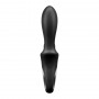 VIBRADOR HEAT CLIMAX + COM APP SATISFYER PRETO