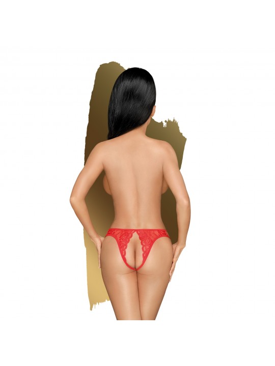 CUECA COM ABERTURA NA VIRILHA NAUGHTY VALENTINE PENTHOUSE VERMELHA - 40-42 L/XL