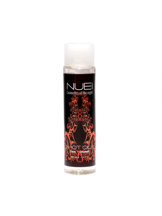 ÓLEO DE MASSAGEM COM EFEITO CALOR COCO HOT OIL NUEI 100ML