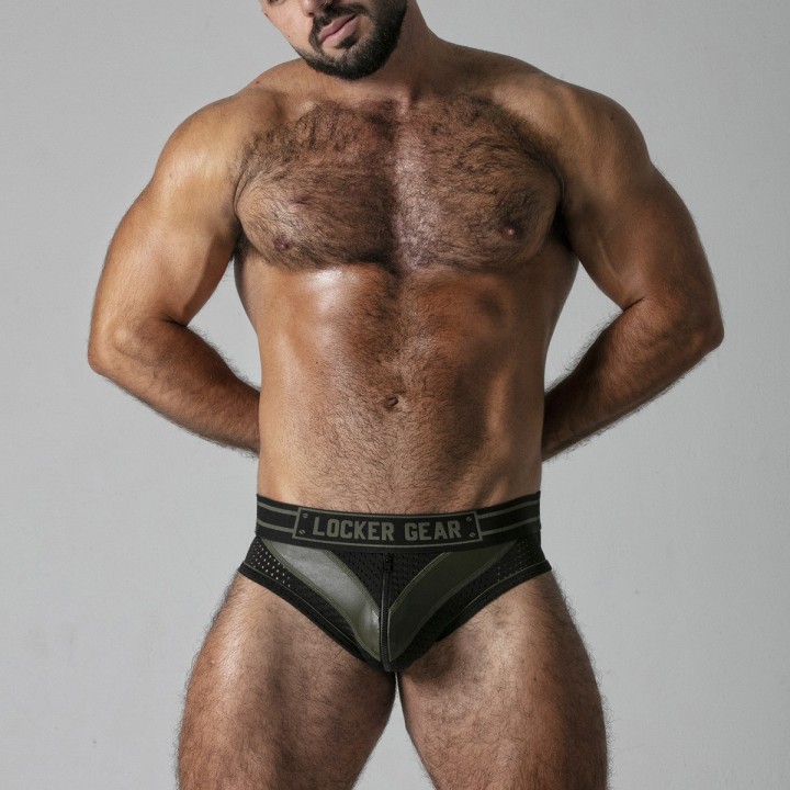 CUECA MASSIVE RUDE LOCKER GEAR CAQUI - 42 XL