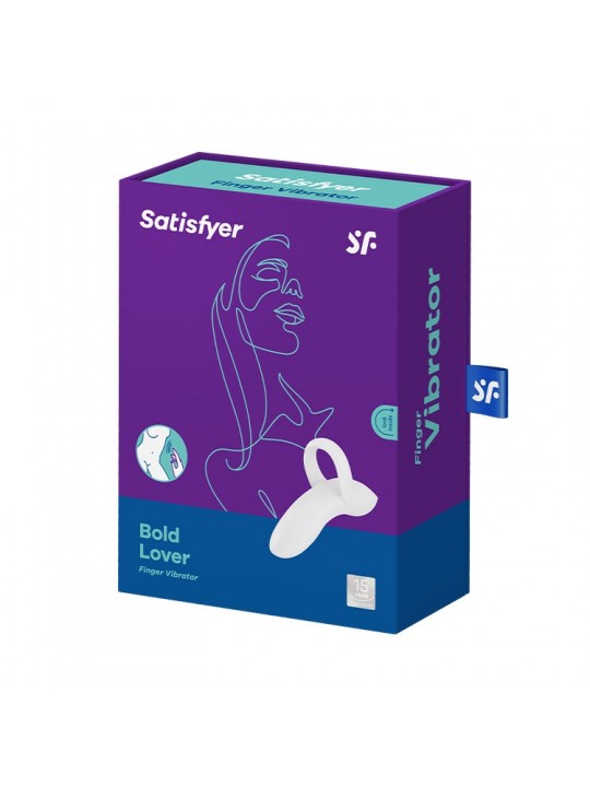 VIBRADOR DE DEDO BOLD LOVER SATISFYER BRANCO