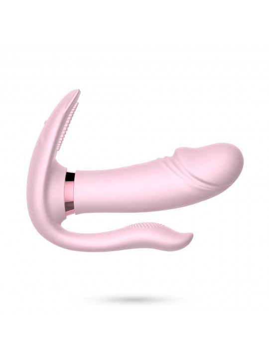 ESTIMULADOR COM CONTROLO REMOTO FRITZ CRUSHIOUS ROSA PASTEL