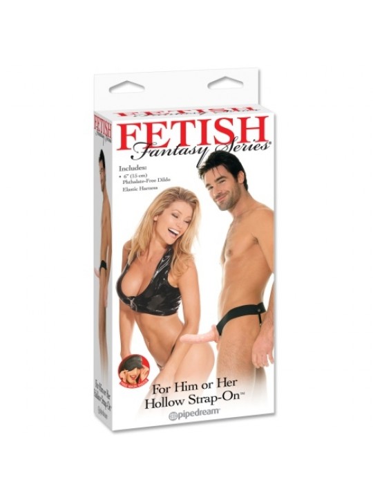 STRAP-ON OCO PARA INICIANTES FETISH FANTASY SERIES BRANCO