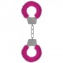 ALGEMAS COM PELUCHE PLEASURE FURRY HANDCUFFS ROSA