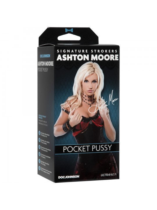 MASTURBADOR ASHTON MOORE TAMANHO PEQUENO EM FORMA DE VAGINA