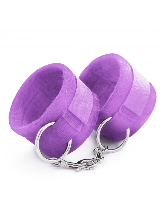 ALGEMAS DE VELCRO TOUGH LOVE COM CORRENTE DE 40CM EXTRA CRUSHIOUS ROXO
