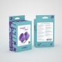 ALGEMAS DE VELCRO TOUGH LOVE COM CORRENTE DE 40CM EXTRA CRUSHIOUS ROXO