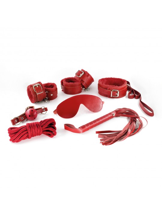 KIT BDSM DUNGEONS & MAIDENS VERMELHO CRUSHIOUS
