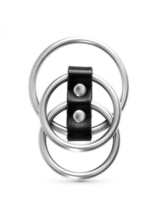 SARUMAN CONJUNTO DE 3 ANÉIS PENIANOS EM METAL CRUSHIOUS