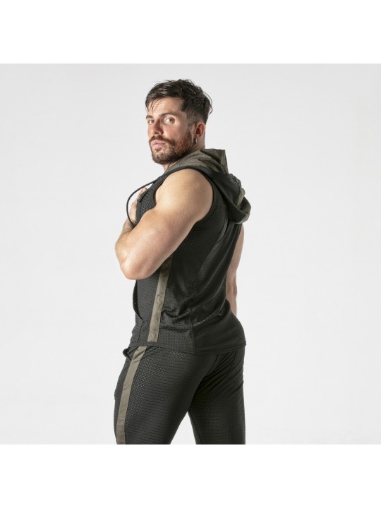 COLETE HOODY CAQUI LOCKER GEAR - 38 M