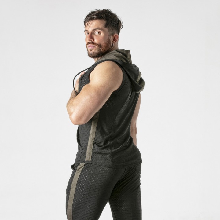 COLETE HOODY CAQUI LOCKER GEAR - 38 M