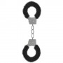 ALGEMAS COM PELUCHE BEGINNER'S FURRY HANDCUFFS PRETAS
