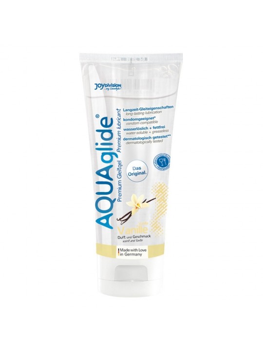 LUBRIFICANTE À BASE DE ÁGUA COM SABOR A BAUNILHA AQUAGLIDE 100 ML JOYDIVISION