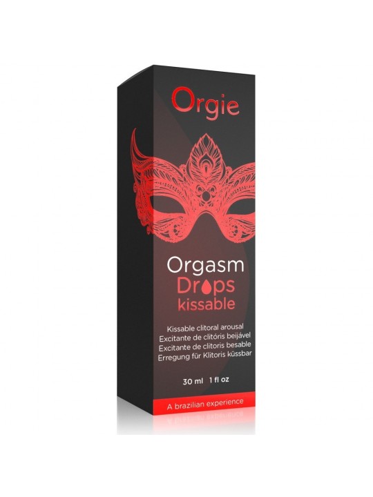 GOTAS BEIJÁVEIS ORGASM DROPS KISSABLE 30ML ORGIE