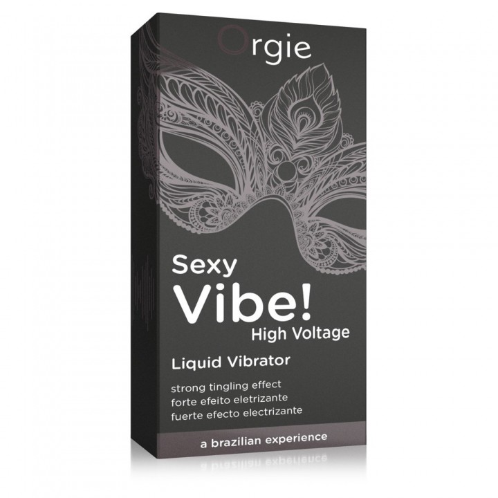 GEL COM VIBRAÇÃO SEXY VIBE HIGH VOLTAGE 15ML ORGIE