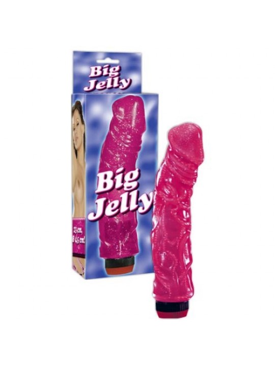 VIBRADOR BIG JELLY ROSA